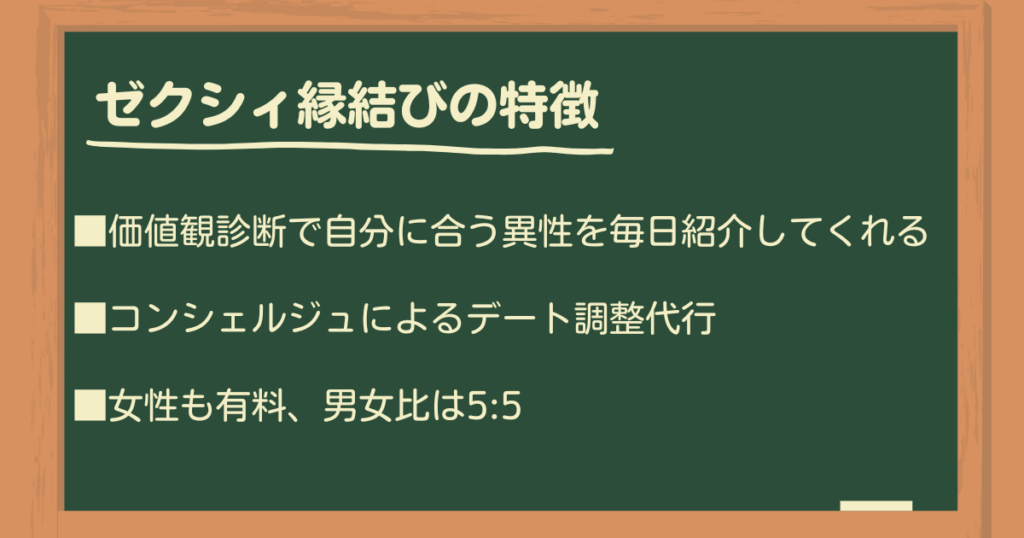 トップ画像　ゼクシィ縁結びの特徴